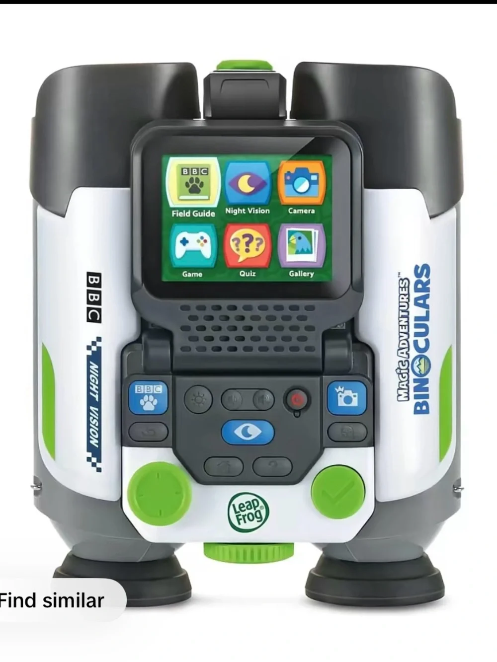 LeapFrog Kids' Digital Binoculars - White & Green
